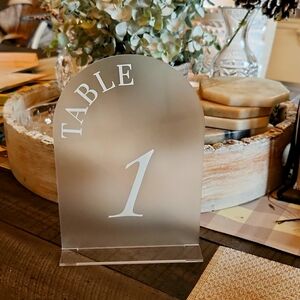 Table Number Signs (20)